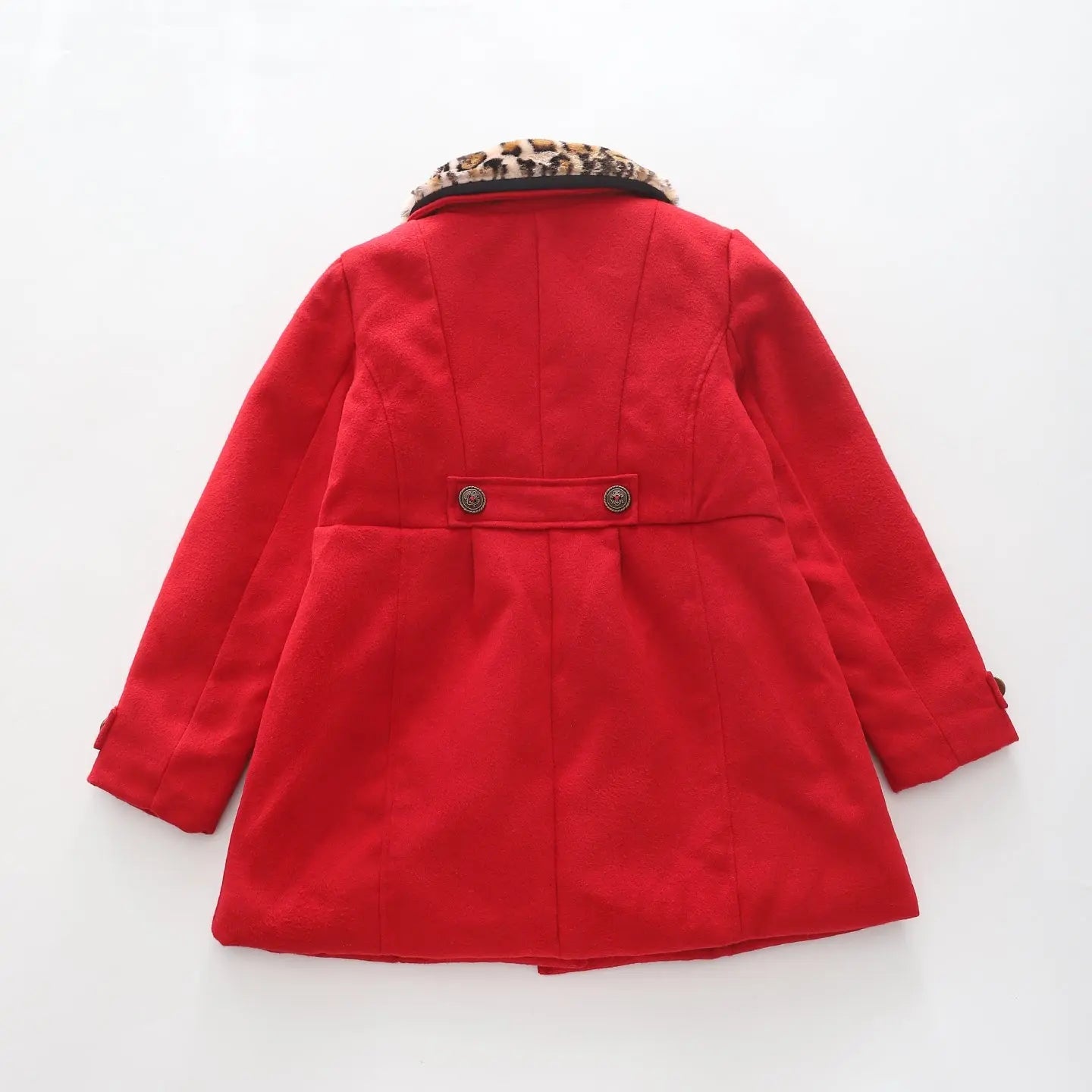 Racing Red, Older Girls Peacoat