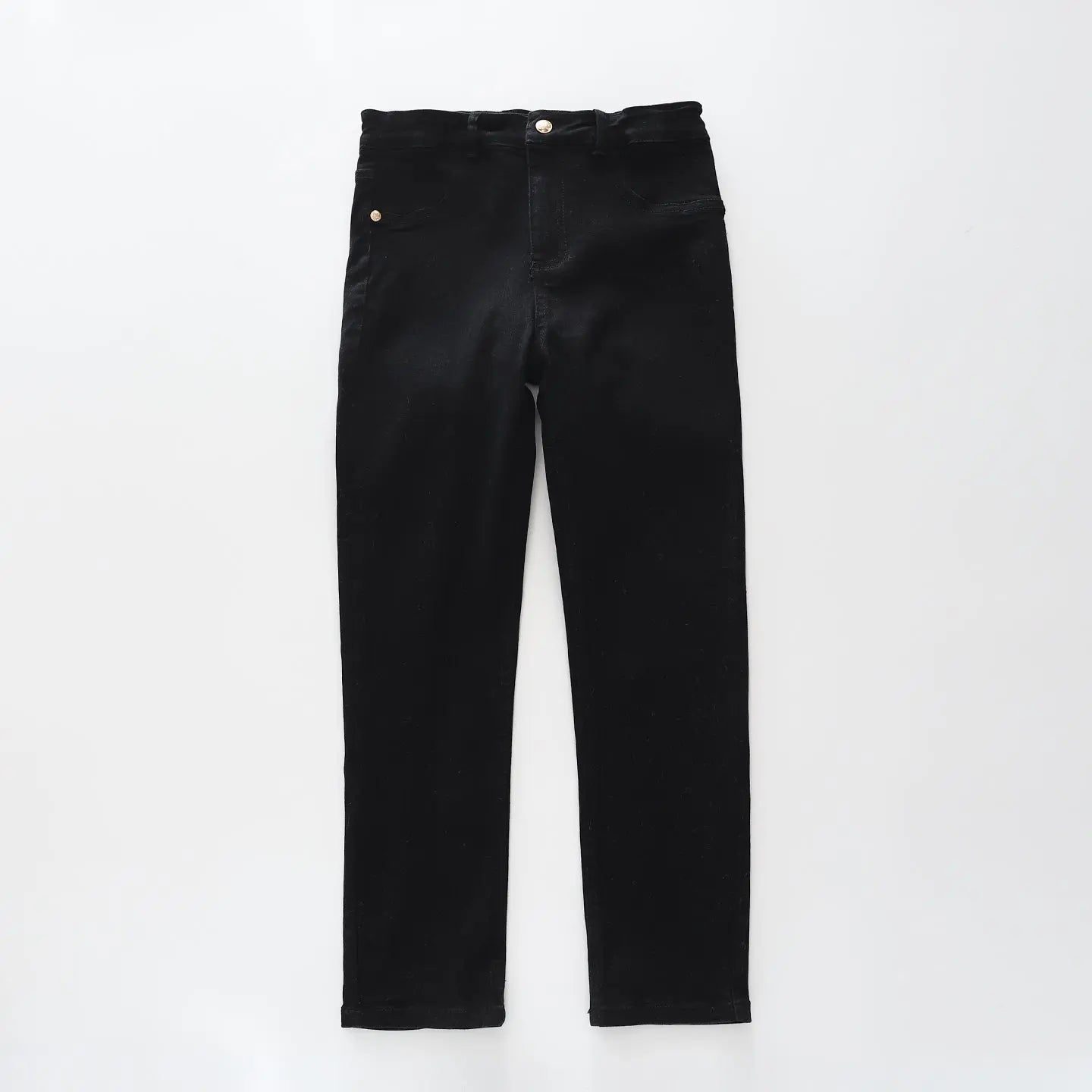 Black Straight Leg Jeans