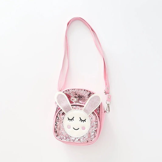 Girls' Sequin Bunny Crossbody Bag
