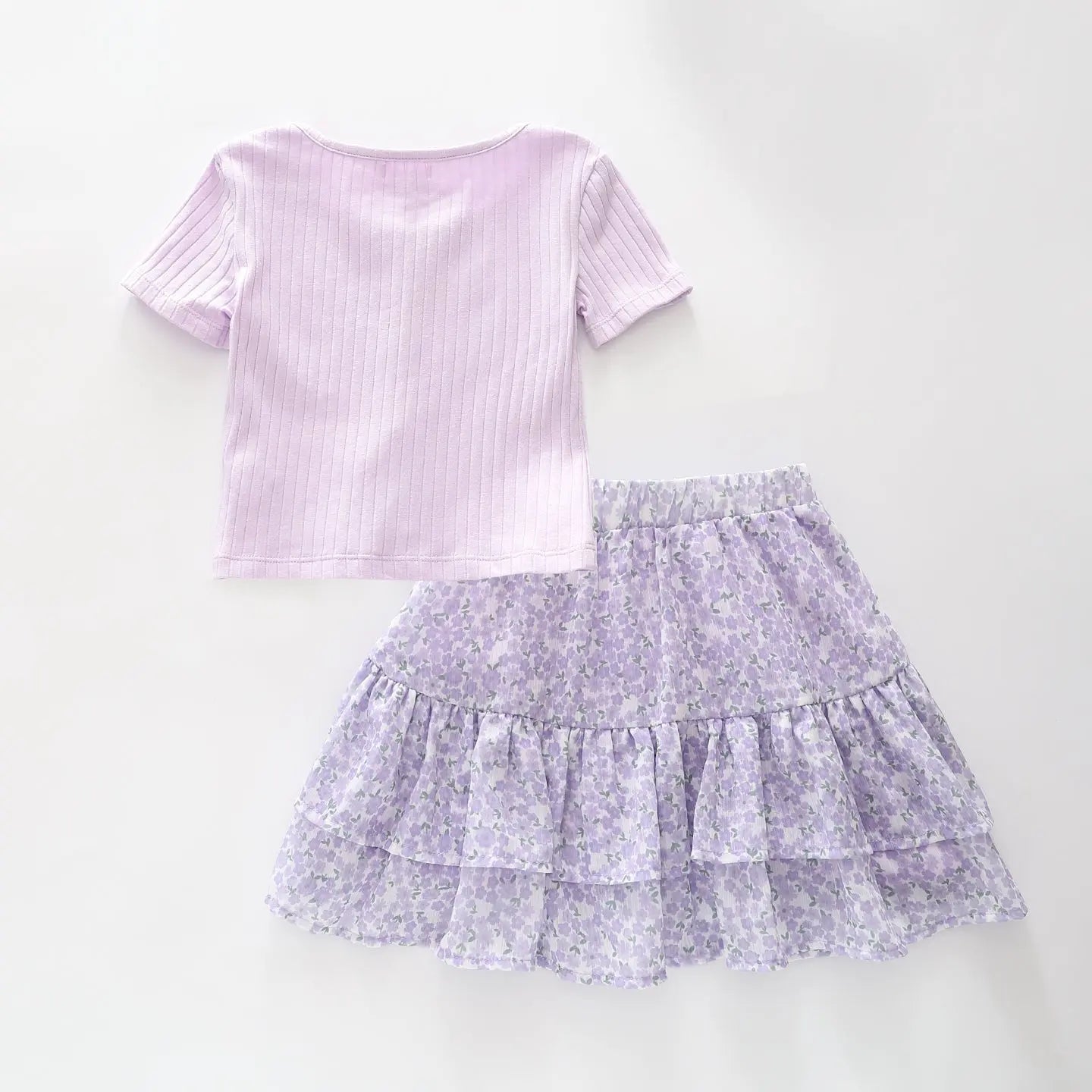 Lavender Fields Top and Skirt Set