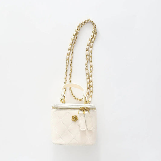 Mini Gold Flower, Girls Shoulder Bag