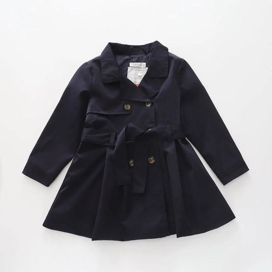 Navy Blue, Girls Trench Coat