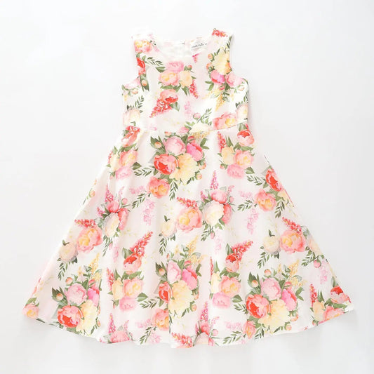 Pretty Peony Girls Dress