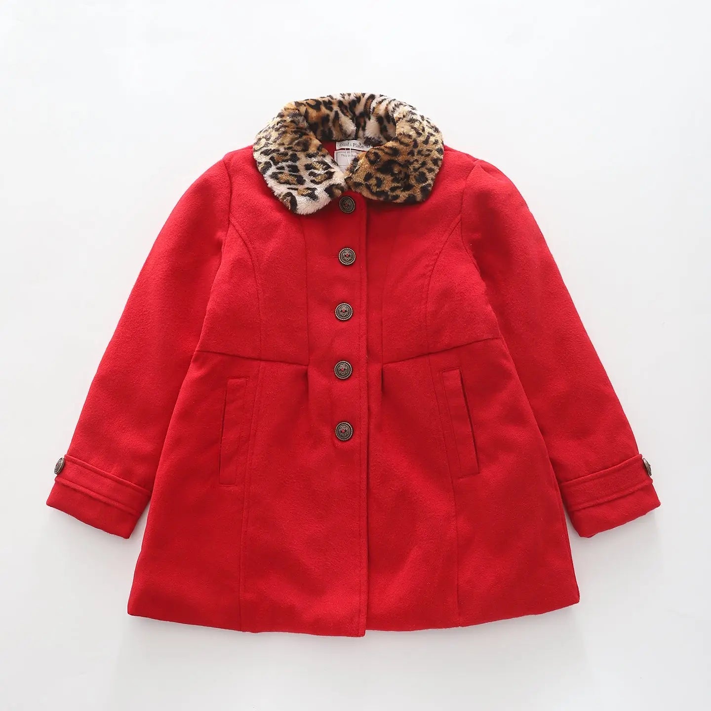Racing Red, Older Girls Peacoat