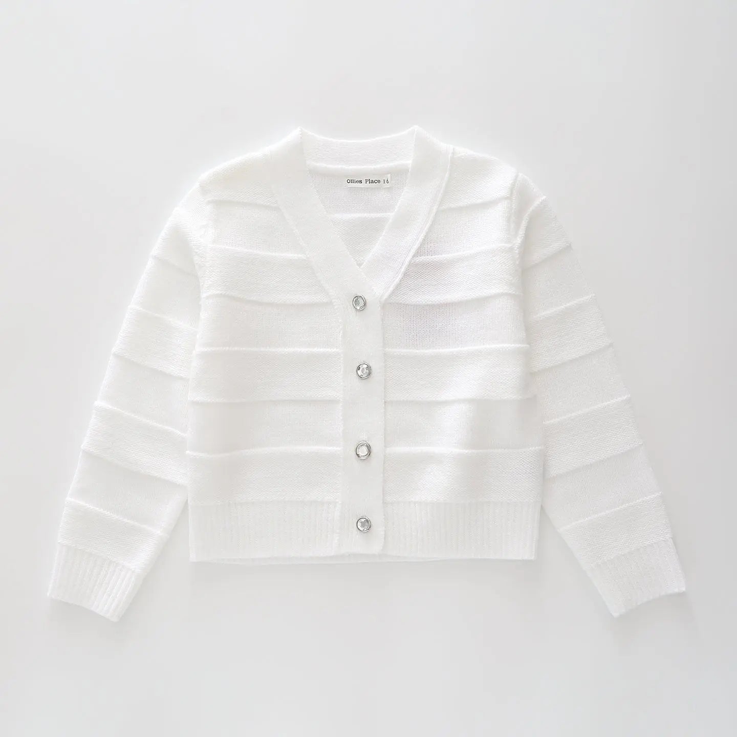 White Knit Cardigan